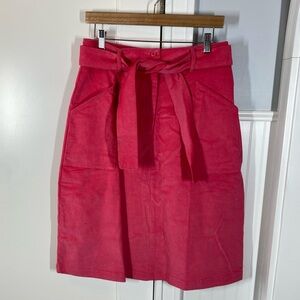 ModCloth In Perfect Ac-cord a‎ line corduroy skirt in size medium nwt pinup vtg